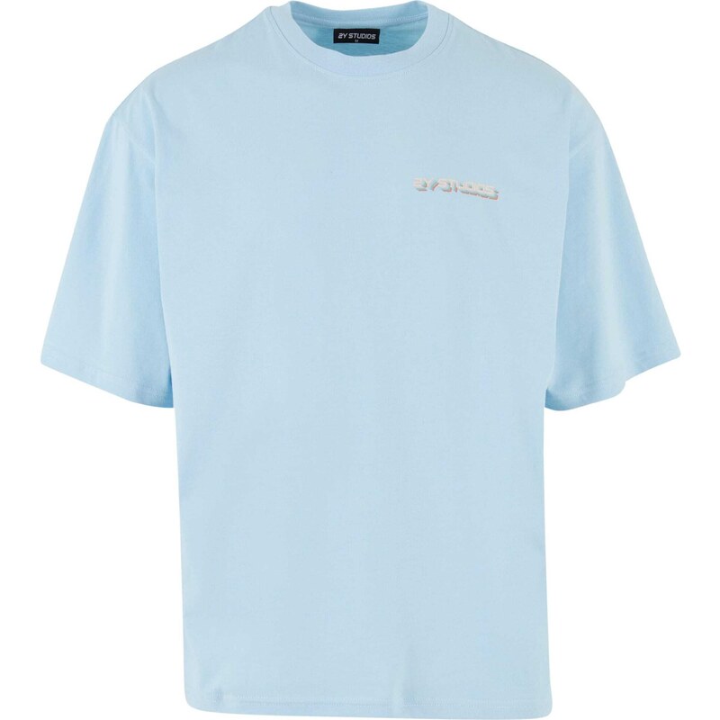 2Y Studios Tričko Good Vibes Only svetlomodrá / pastelovo žltá / 57479259