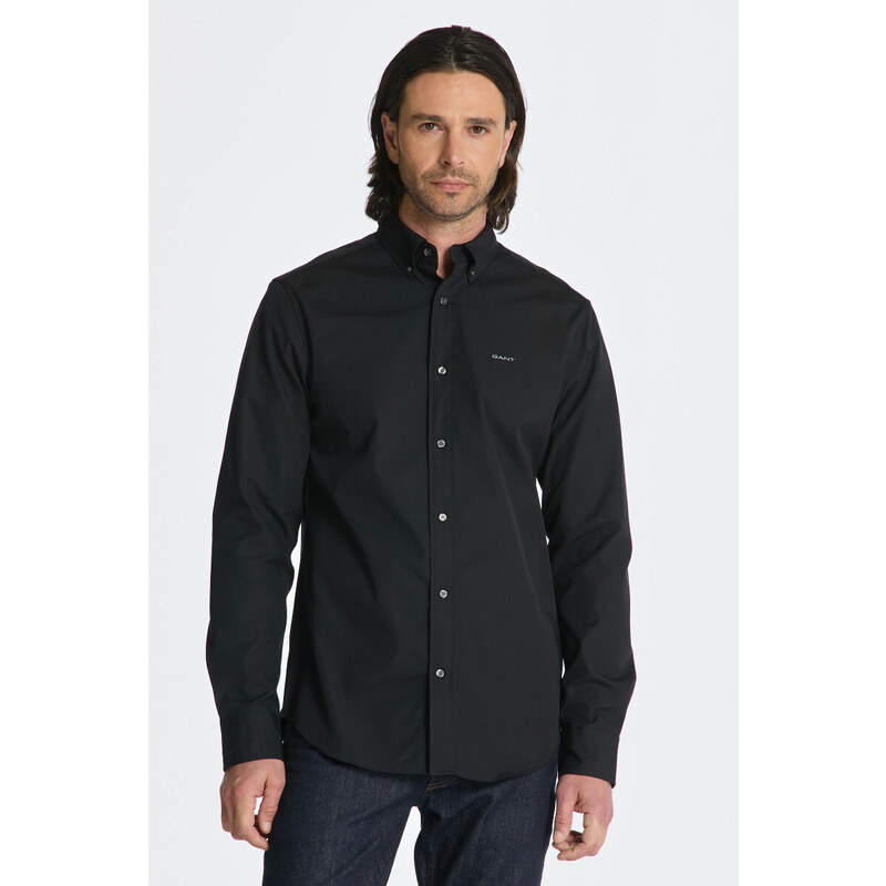 KOŠEĽA GANT REG PINPOINT OXFORD SHIRT BLACK 62084036