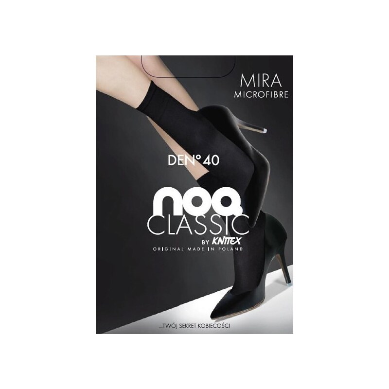 Hladké silonkové ponožky Knittex 42002 Mira MF 40 deň 47888807