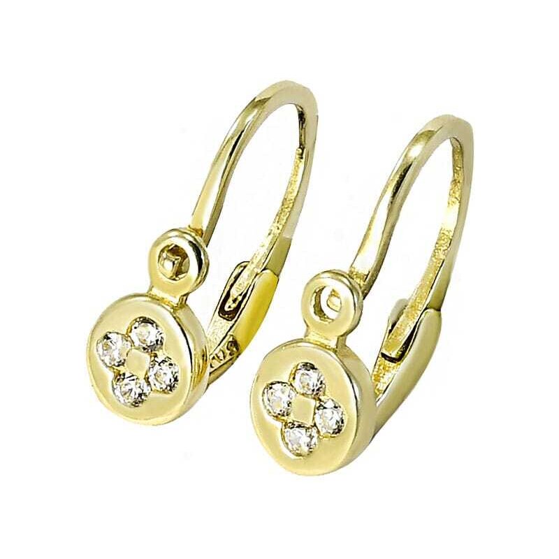 zlaté náušnice detské Glare 195 56779270