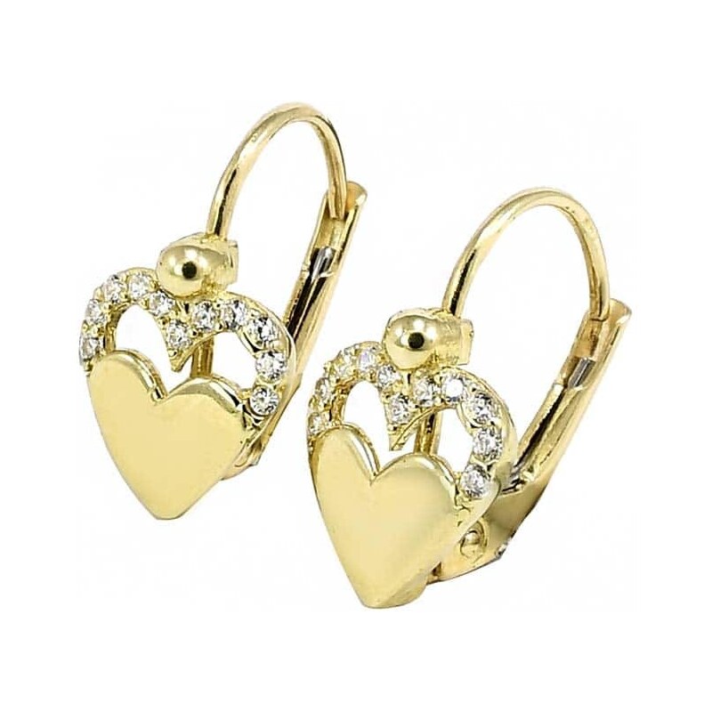 zlaté náušnice detské Glare 213 56779279