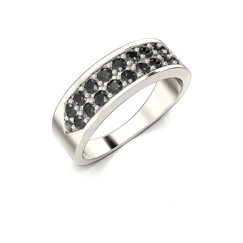 Diamantový prsteň z bieleho zlata 22171D/BC 33502921