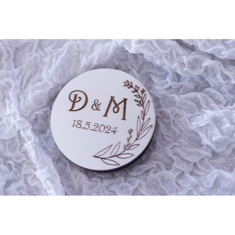 Krabička na obrúčky Kruh 56779589