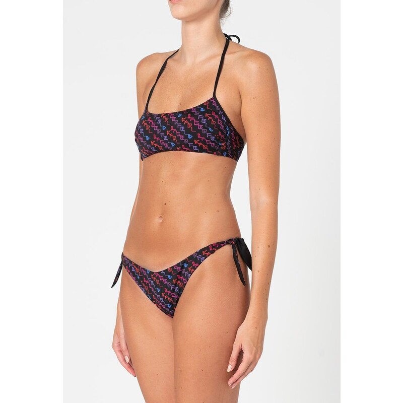 KARL LAGERFELD Horný diel plaviek čierna 56783215