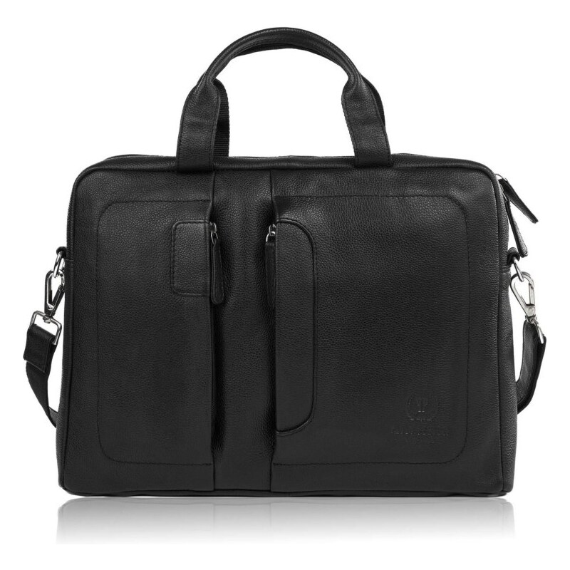 Kožená unisex aktovka / taška Paolo Peruzzi E-26 56784482