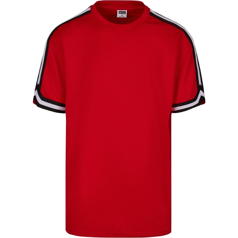 Urban Classics Tričko krvavo červená / čierna / biela 56794780