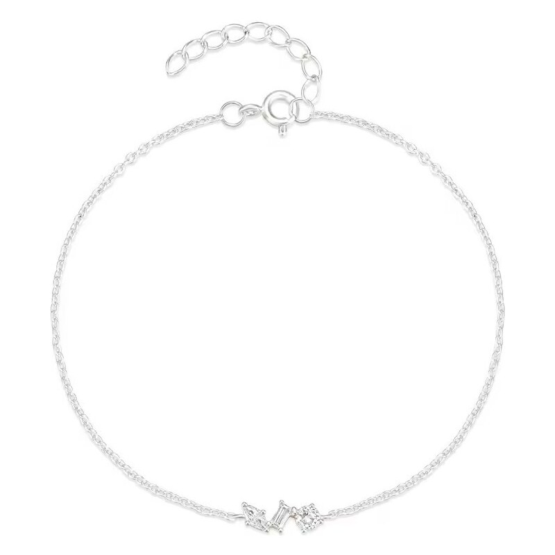 Olivie Strieborný náramok 17-20cm 9064 56858908