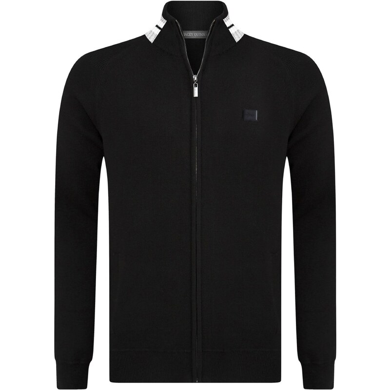 Jacey Quinn Kardigán svetlosivá / čierna / biela 56795136