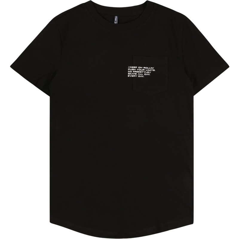 ONLY GIRLS Tričko KOBMARINUS čierna / biela 56795996