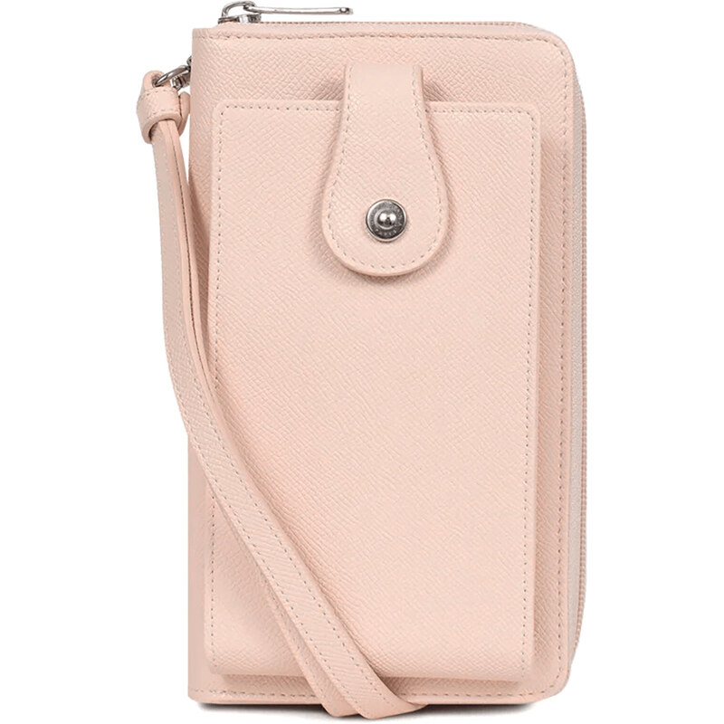 Dámska kabelka na mobil a doklady Hexagona Valeri - ružová 56800654
