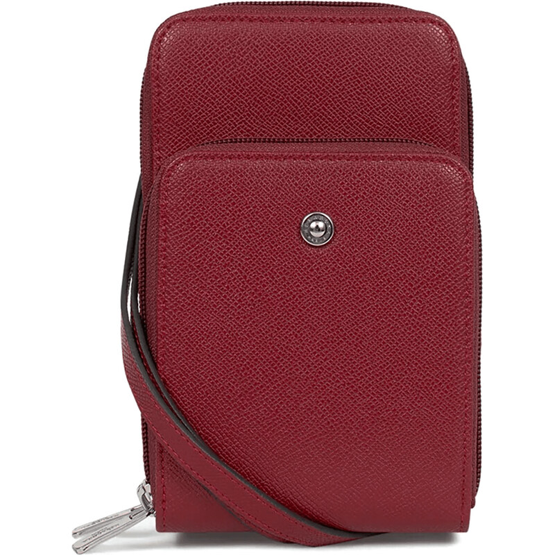 Dámska kabelka na mobil a doklady Hexagona Diana - tmavo červená 56800656