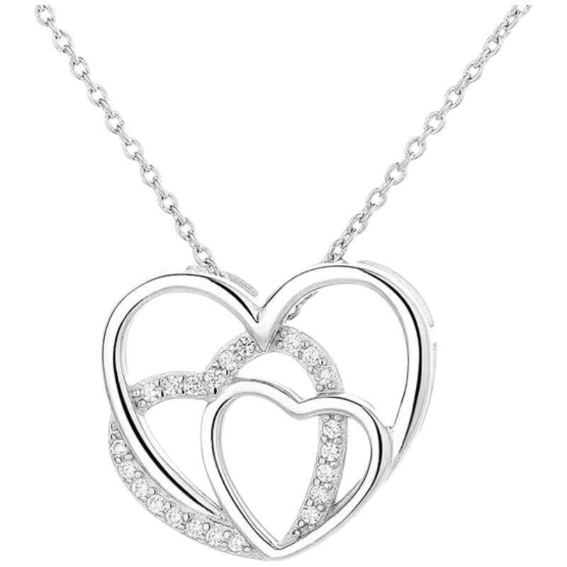 MAJYA Strieborný prívesok s retiazkou FULL OF LOVE 11063 64582053