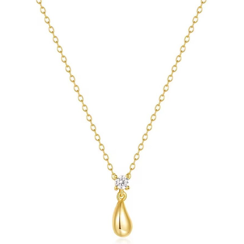 Olivie Strieborný náhrdelník KAPKA GOLD 9066 57825514