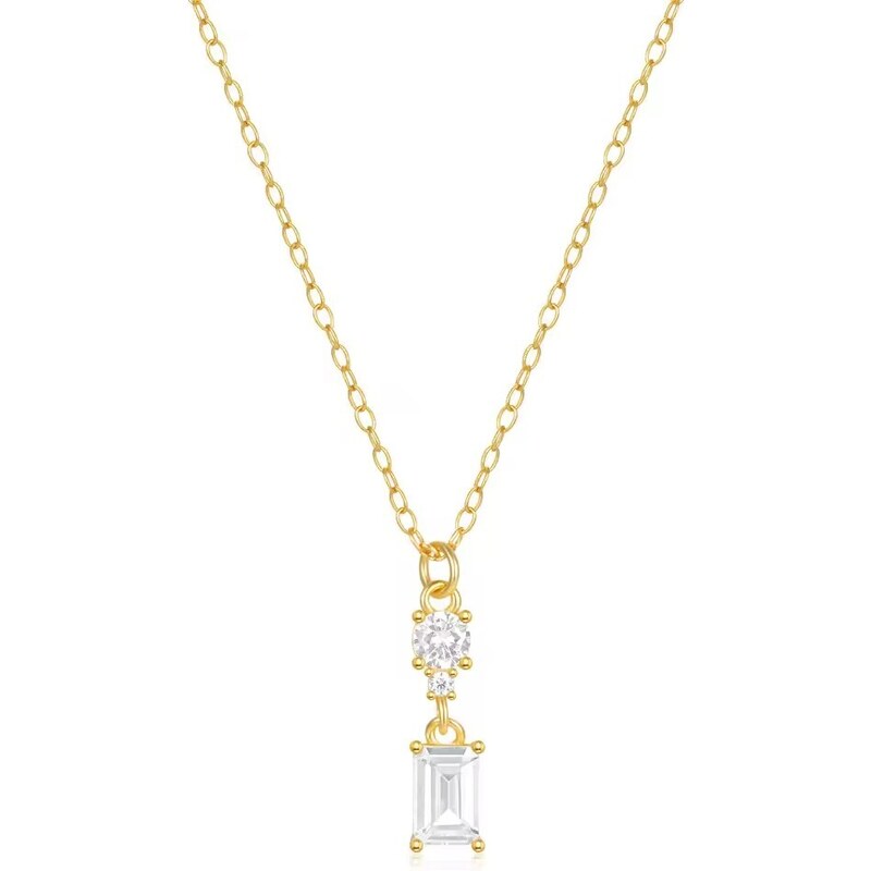 Olivie Strieborný náhrdelník DIANA GOLD 9067 57825515