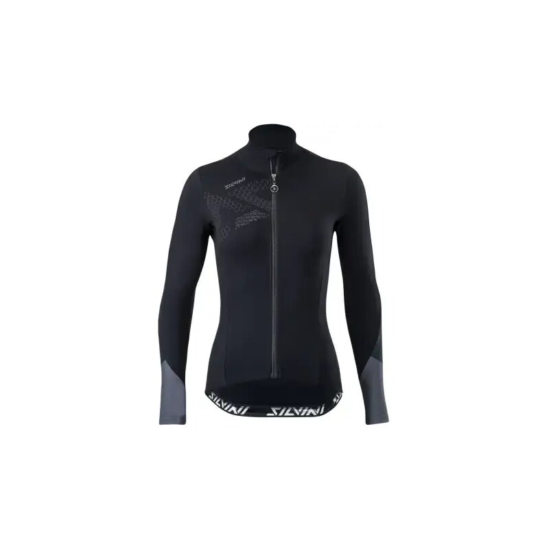 Silvini Calvana dámsky dres s dlhým rukávom black/charcoal vel. M 48464177