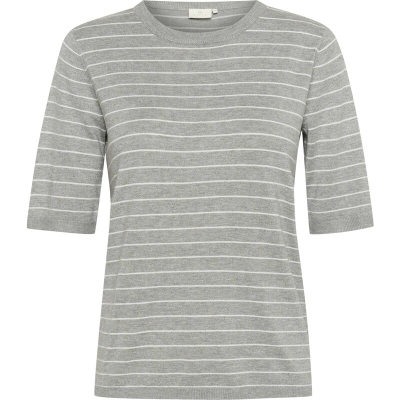 Kaffe Sveter KA Mala sivá melírovaná / biela 57221356