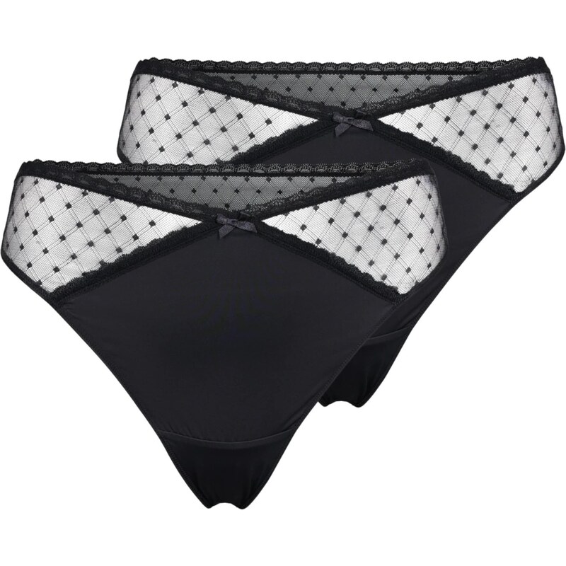 Devoted by Zizzi Tangá čierna 57847594