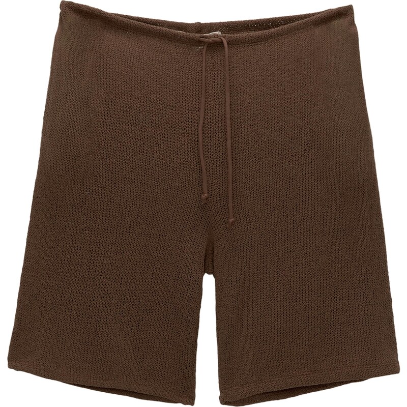 Pull&Bear Nohavice čokoládová 57018010