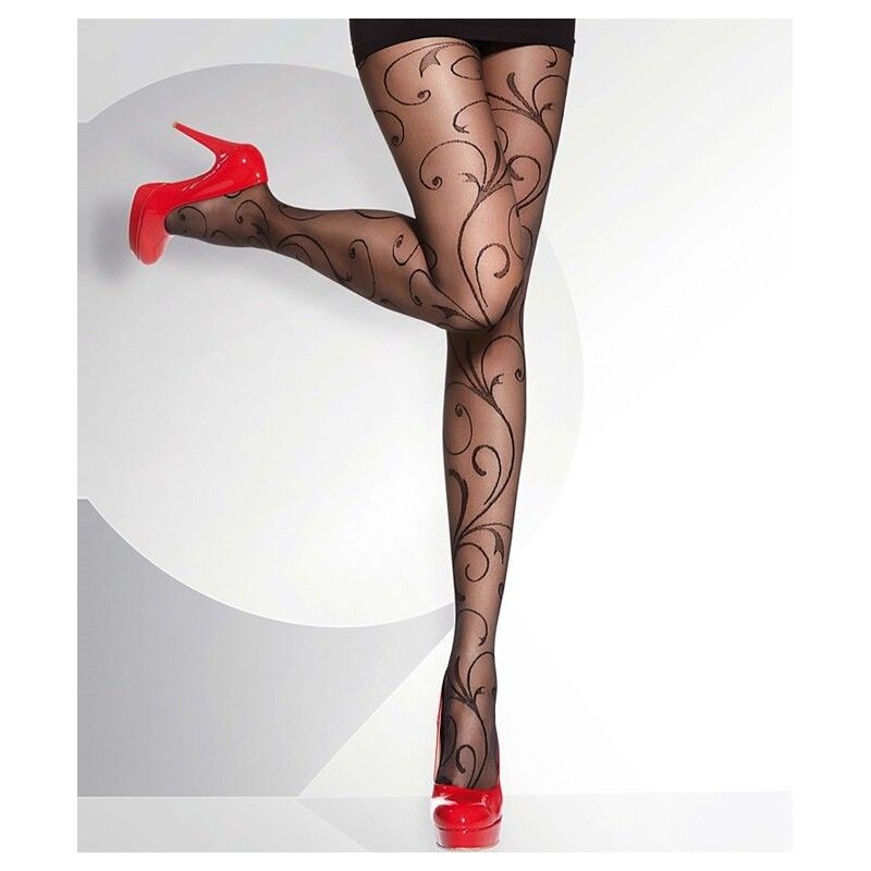 Dámske vzorované pančuchy SECESSION 20 DEN Adrian 67581334