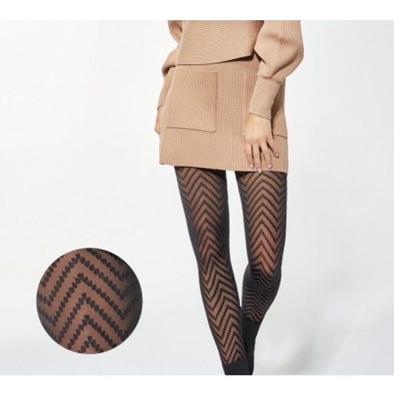 Originálne vzorované pančuchy SONIA 30 DEN Adrian 67581412