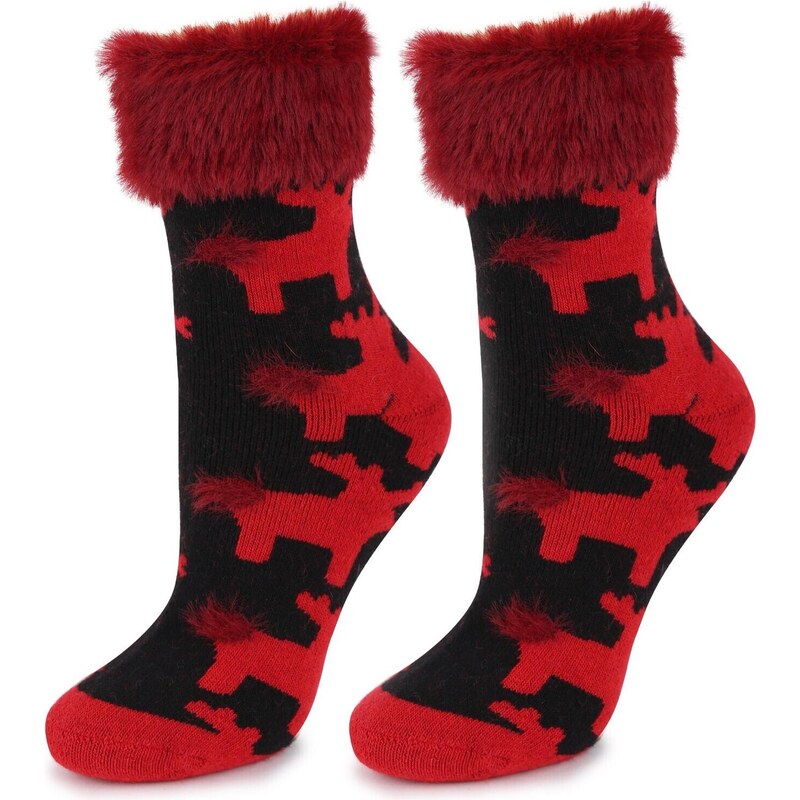 Dámske teplé ponožky s kožušinkou SOBY TERRY R38 Marilyn 67581681