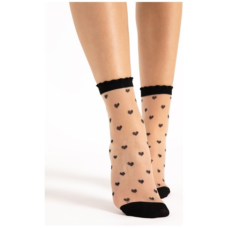 Ponožky so srdiečkami G 1154 IRIS 20 DEN Fiore 67581900