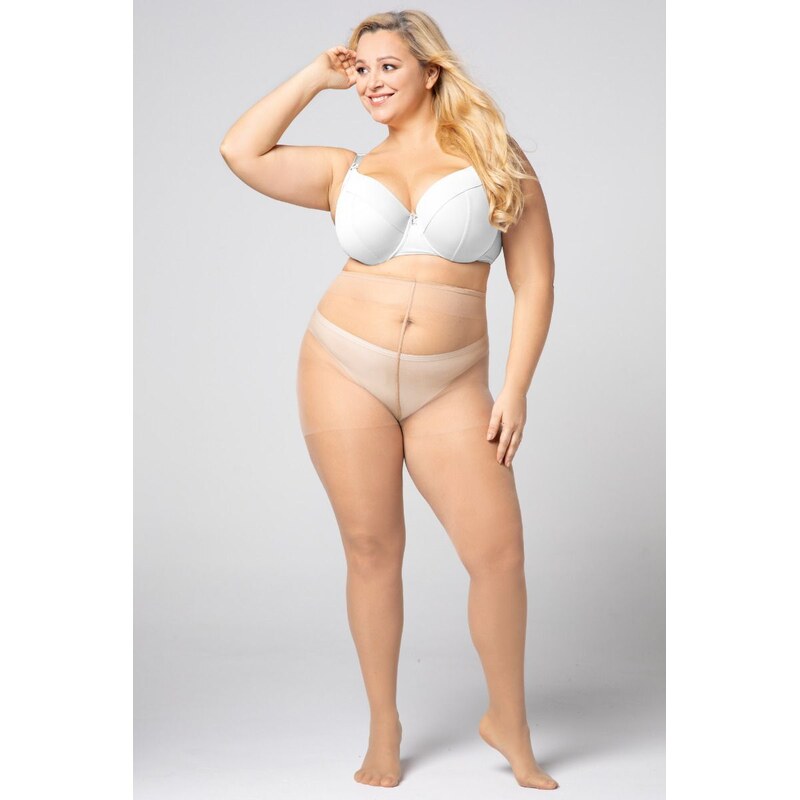 Pančuchy pre moletky QUEEN SIZE CHARLOTTE 20 DEN Mona 67581908