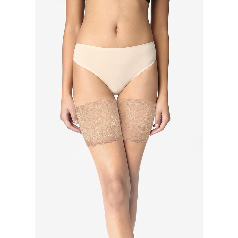 Samodržiaci čipkovaný stehenný pás BANDALETTES Marilyn 67581959