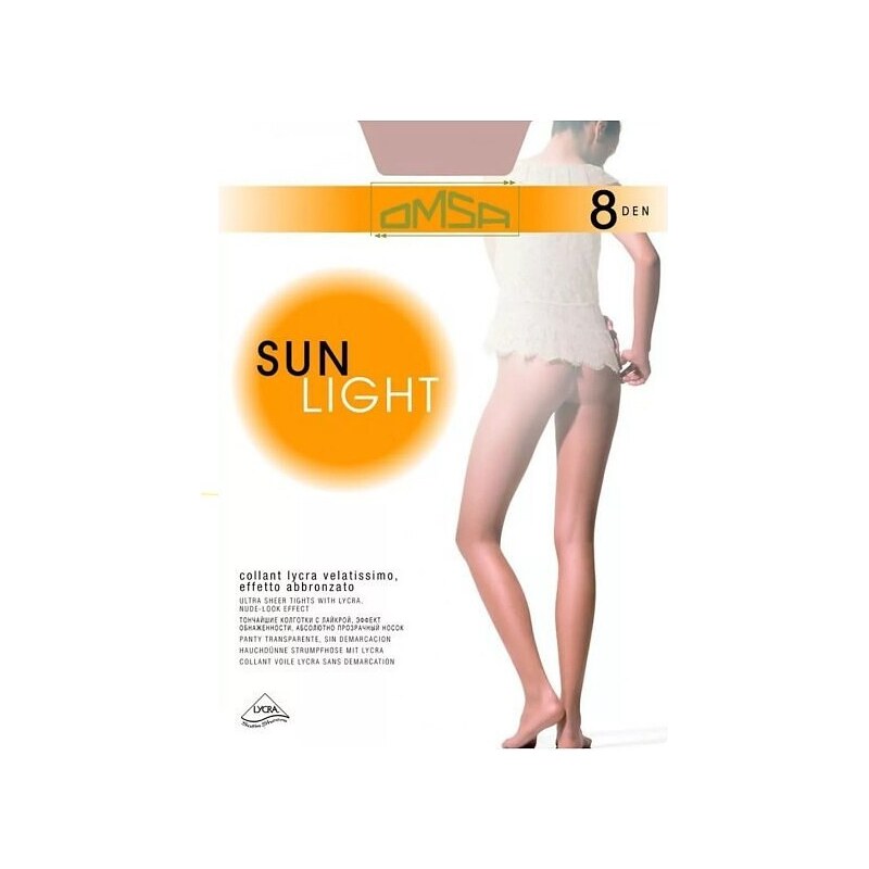 Tenké letné pančuchy SUN LIGHT 8 DEN Omsa 67581969