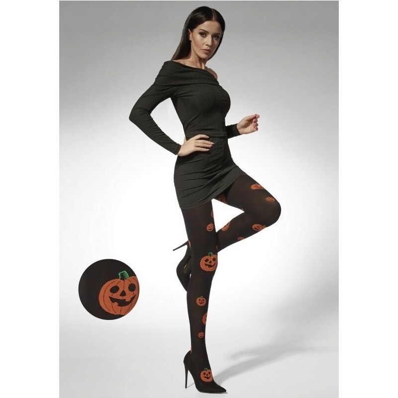 Pančuchy s tekvicou PUMPKIN 40 DEN Adrian 67582094