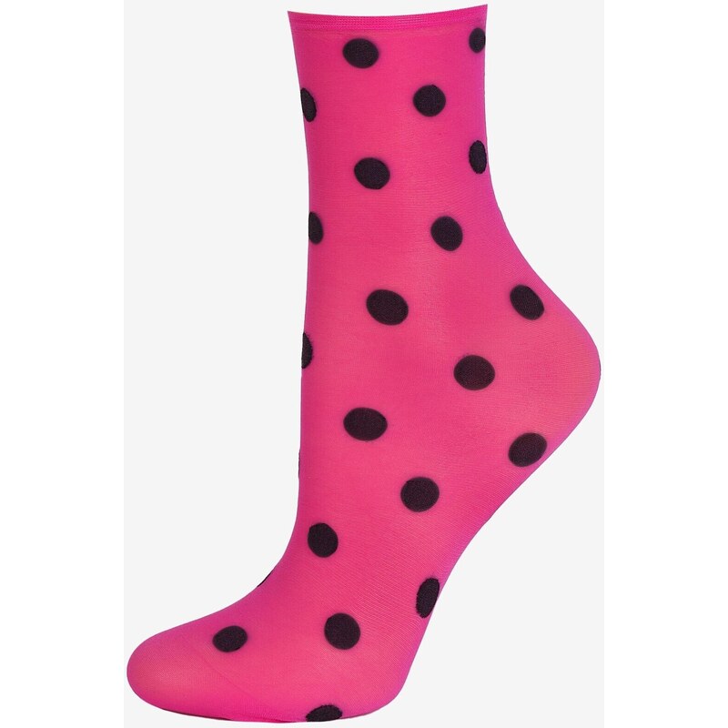Štýlové tenké ponožky s bodkami FORTE BIG DOTS Marilyn 67582128