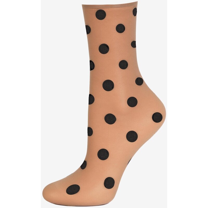 Štýlové tenké ponožky s bodkami FORTE BIG DOTS Marilyn 67582127