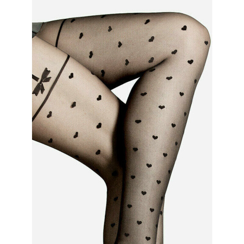 Pančuchy so srdiečkami LOVELY 20 DEN Lores 67582189