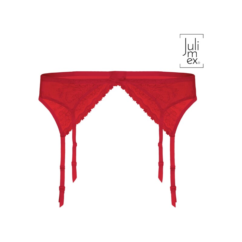 Podväzkový pás s kvetinovým vzorom ROSE Julimex 67582293