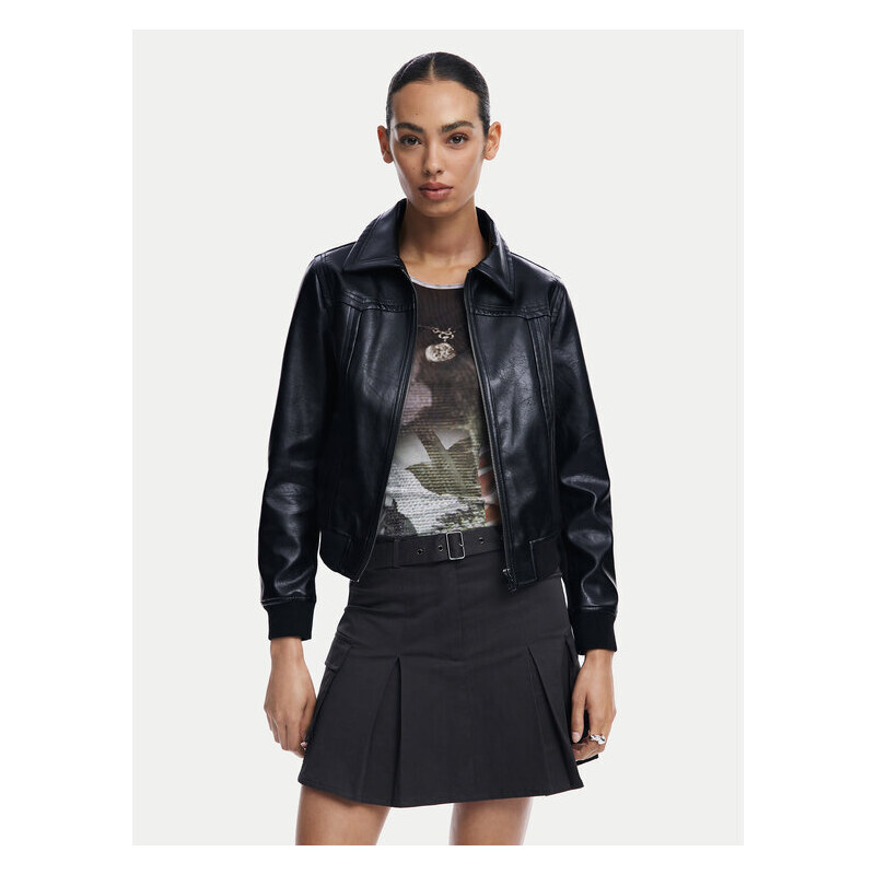 Bunda z imitácie kože Desigual 56889979