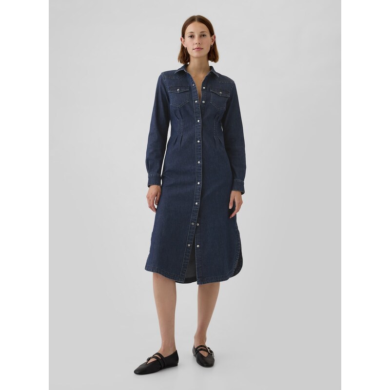 GAP Dámske Džínsové midi šaty Western 516975-00 66266684