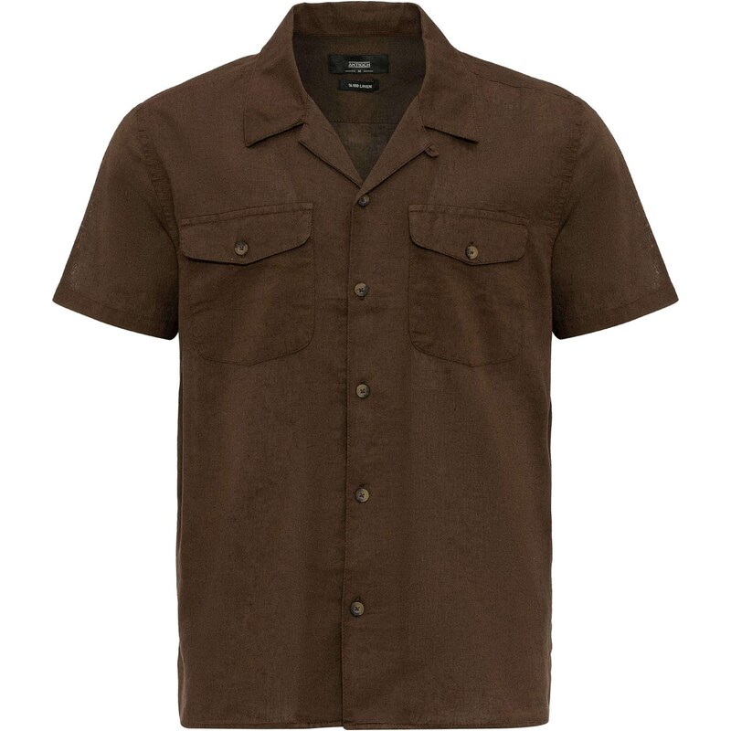 Antioch Košeľa hnedá 56909438