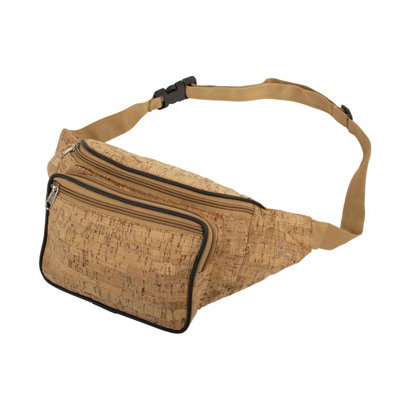 Korková Unisex Taška na opasok dariya 34x15cm hnedá 56909855