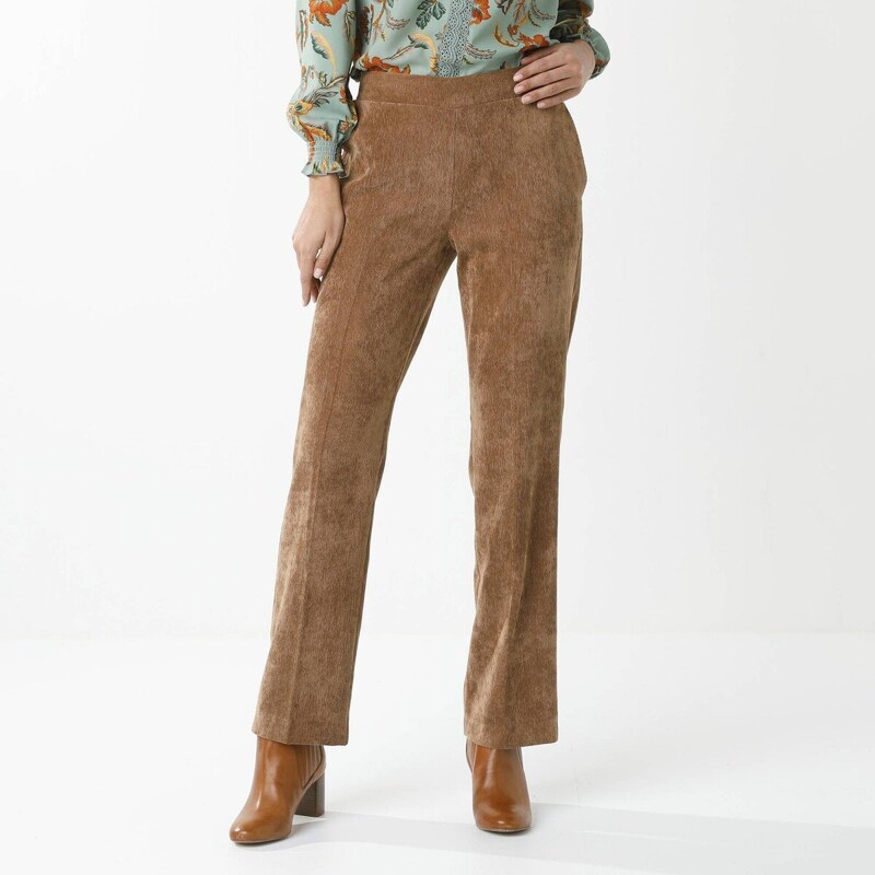 Široké menčestrové nohavice oriešková 036 Blancheporte 56607914