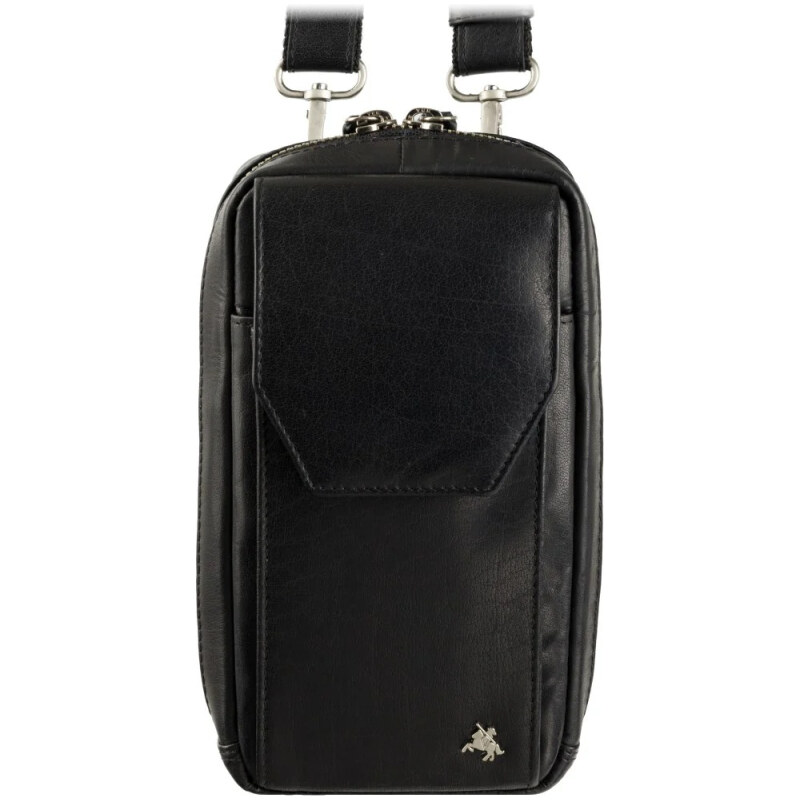 Visconti Malá pánska kožená taška na doklady čierna (KT217) 59774316