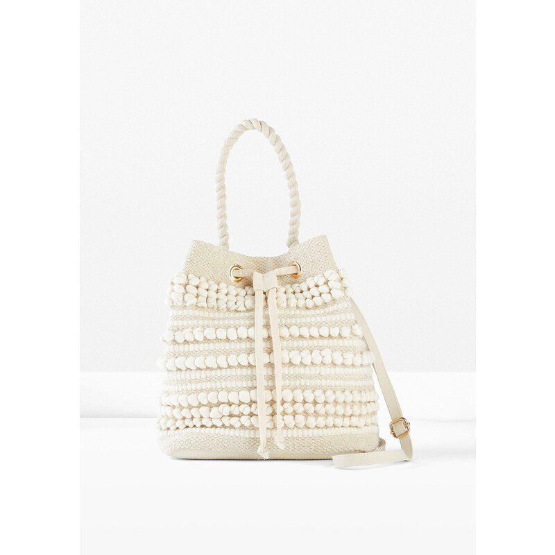 bonprix Vaková kabelka, farba béžová 52417398