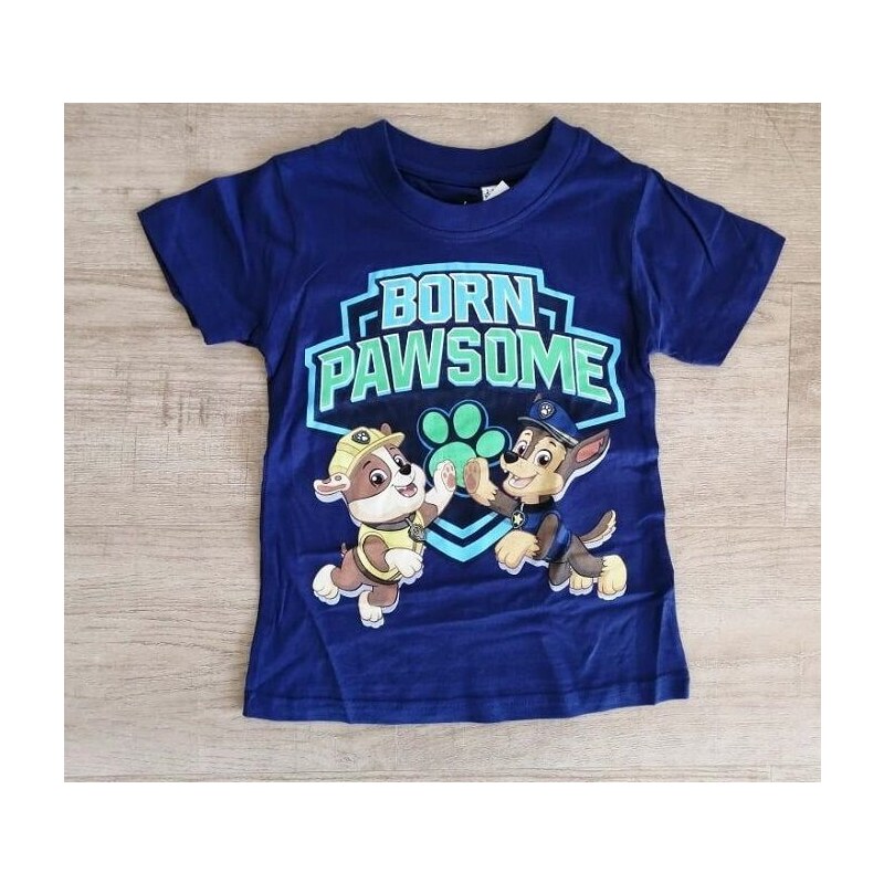 Setino Tričko Paw Patrol Pawsome Dark 56945216