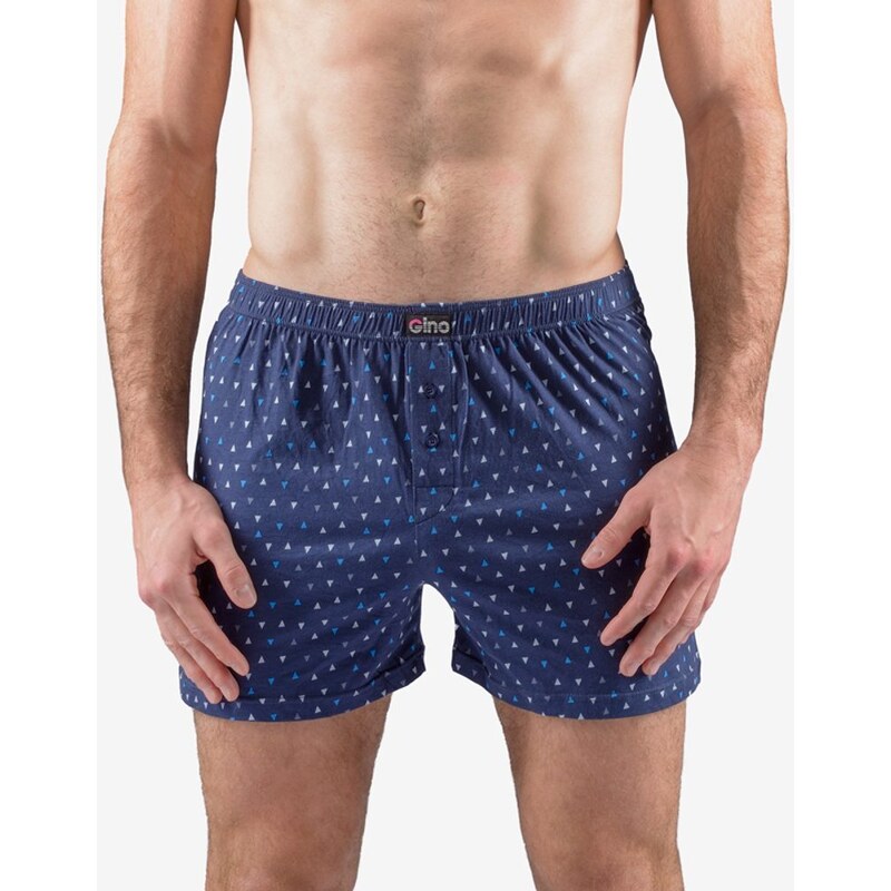 Vzorované modré pánske trenky 62569816