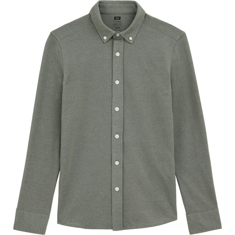 WE Fashion Košeľa zelená 56955074