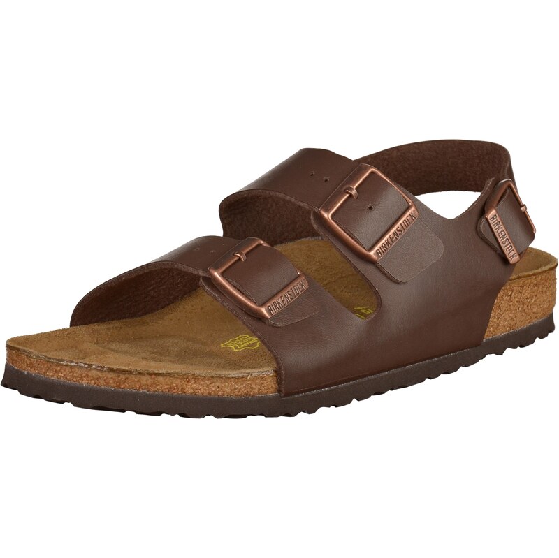 BIRKENSTOCK Sandále Milano tmavohnedá 63140452