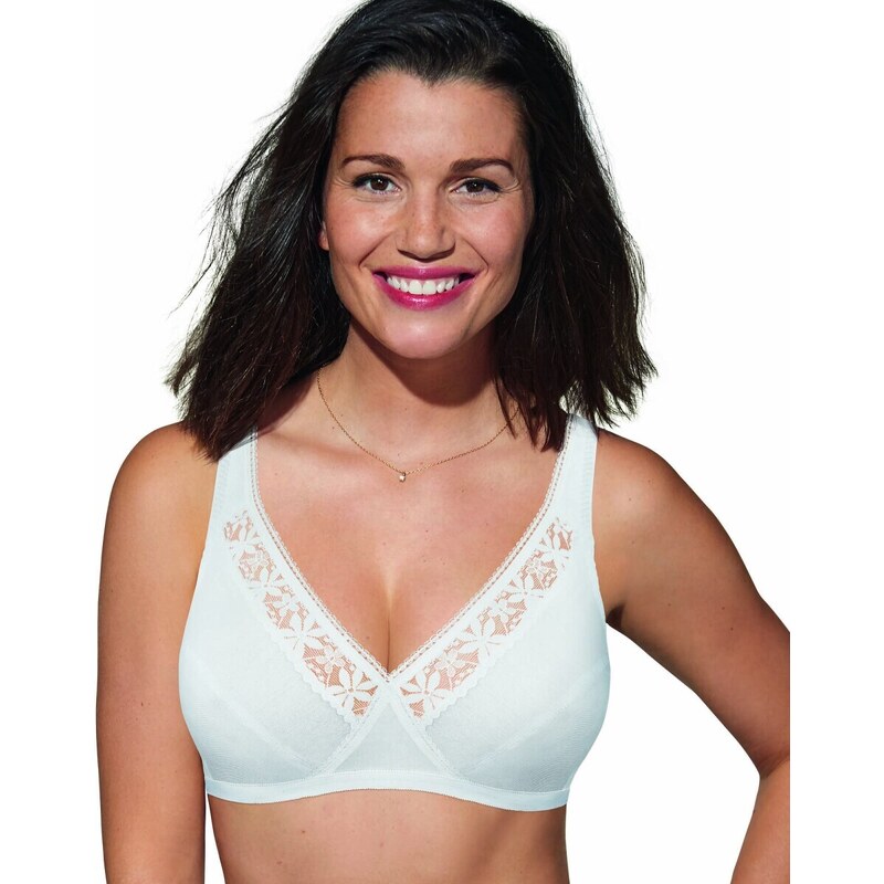 Súprava 2 podprseniek s výšivkou Coeur Croisé Playtex, bez kostíc 65201705