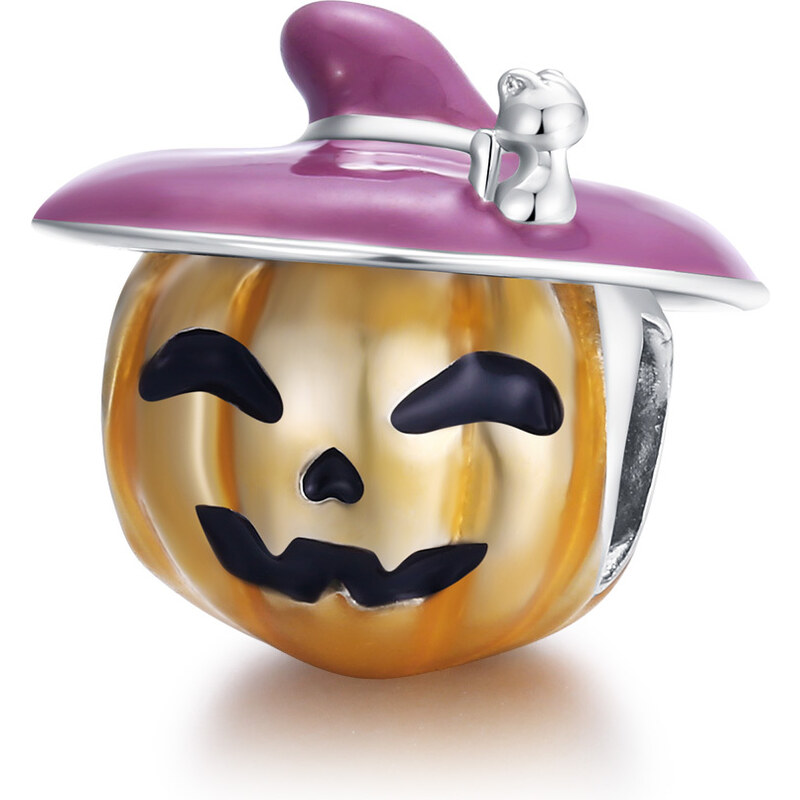 Royal Fashion strieborný prívesok Tekvica 57487603