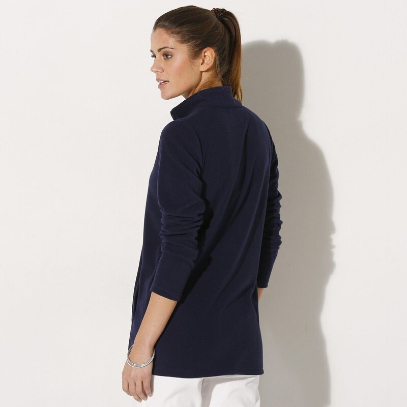 Fleecová bunda na zips nám.modrá 048 Blancheporte 57058939