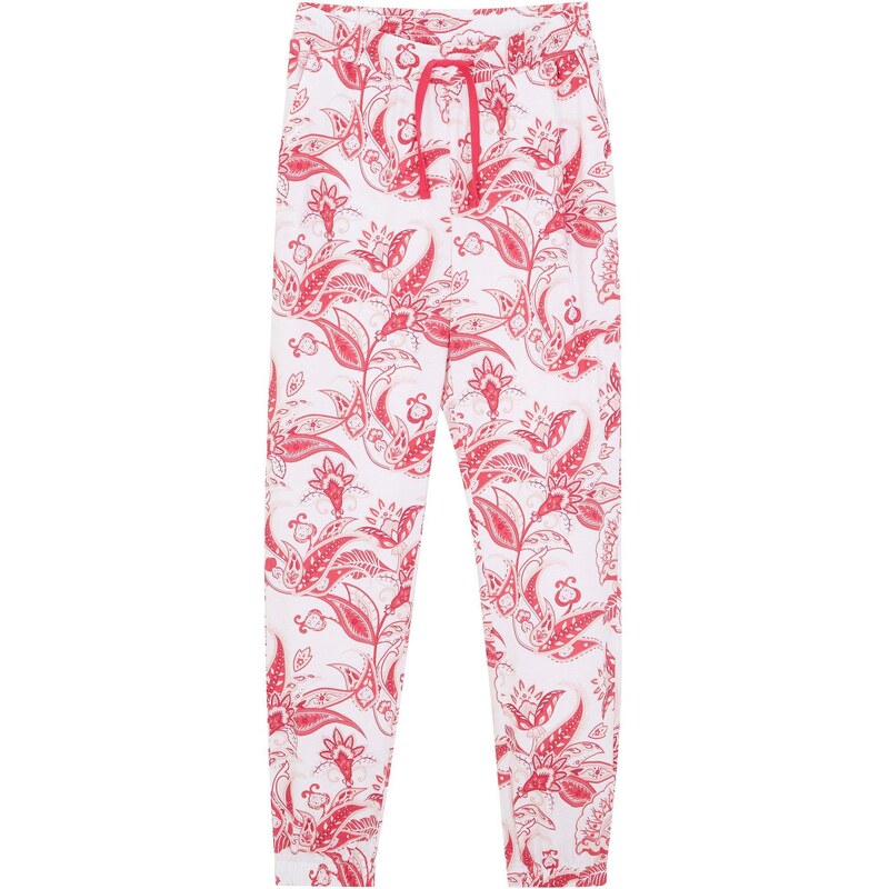 bonprix Džersejové nohavice z čistej bavlny, farba ružová 52158021