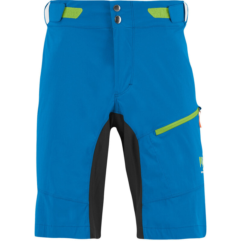 Karpos Val Viola Kraťasy modré/čierne/zelené fluo 58443734